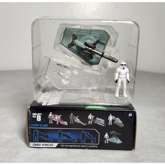Star Wars Micro Galaxy Squadron Storm Trooper W/ Cannon Series 3 Open Box New - Picture 2 of 7
